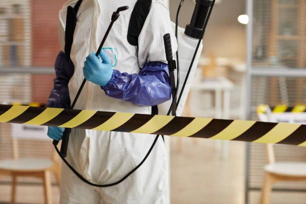 Professional Biohazard technician working in Bayside, TX